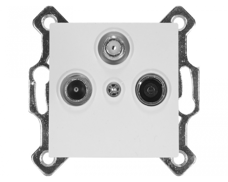 Gniazdo antenowe RTV-SAT białe, Modern-Q TG-MQ-67W