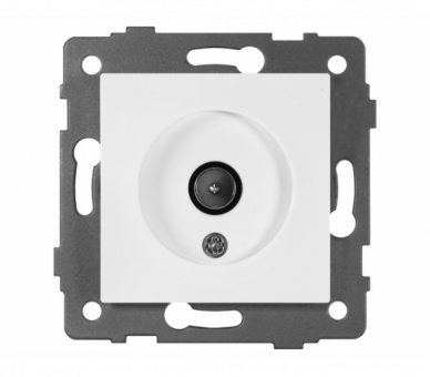 Gniazdo antenowe TV białe, Modern-Q TG-MQ-66W