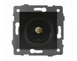 Gniazdo antenowe TV czarne, Modern-Q TG-MQ-66B