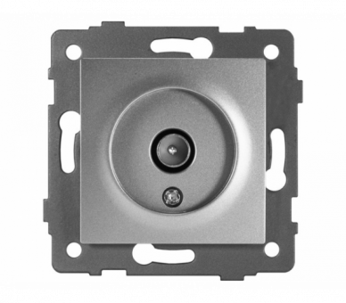 Gniazdo antenowe TV szare, Modern-Q TG-MQ-66G