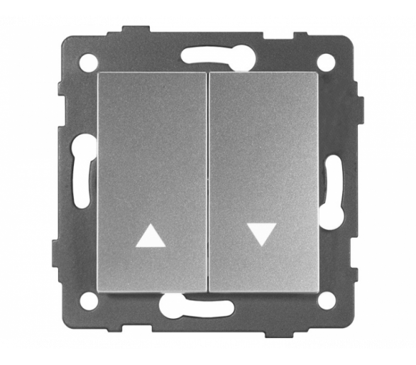 Łącznik do sterowania roletami 10AX-250V~, szary, Modern-Q TG-MQ-231G