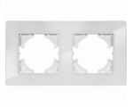 Ramka podwójna biały akryl (linia Acrylic Shine), Modern-Q TG-MQ-PA002W