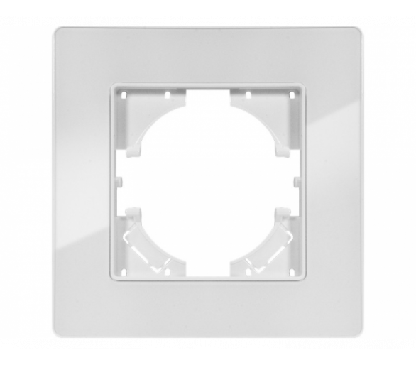 Ramka pojedyncza biały akryl (linia Acrylic Shine), Modern-Q TG-MQ-PA001W