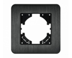 Ramka pojedyncza czarne aluminium szczotkowane (linia Alu Touch), Modern-Q TG-MQ-AB001B