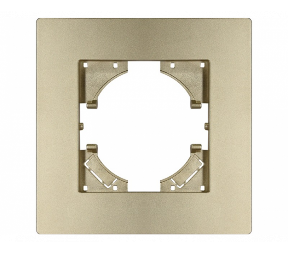 Ramka pojedyncza złoty plastik (linia Basic), Modern-Q TG-MQ-P001GD