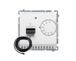 Regulator temperatury z wyświetlaczem z czujnikiem zewnętrzym (sonda) biały BMRT10ZS.02/11