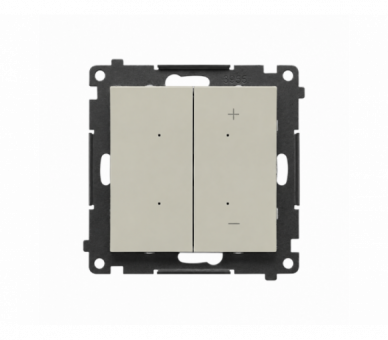 ściemniacz do pasków LED-owych 12-24 V, [Wi-Fi] 1-kanałowy DIMMER W, IP20, kaszmirowy Simon 55 GO TESW1W.01/142