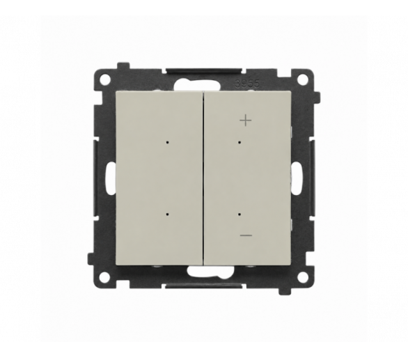 ściemniacz do pasków LED-owych 12-24 V, [Wi-Fi] 1-kanałowy DIMMER W, IP20, kaszmirowy Simon 55 GO TESW1W.01/142