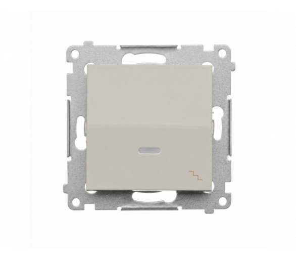 Łącznik schodowy z podświetleniem LED, kaszmirowy Simon 54 DW6L.01/42