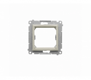 Adapter (przejściówka) na osprzęt standardu 45×45 mm, IP20, kaszmirowy Simon 54 DA45.01/42
