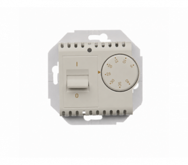 Regulator temperatury z czujnikiem wewnętrznym, IP20, kaszmirowy Simon 54 DRT10W.02/42