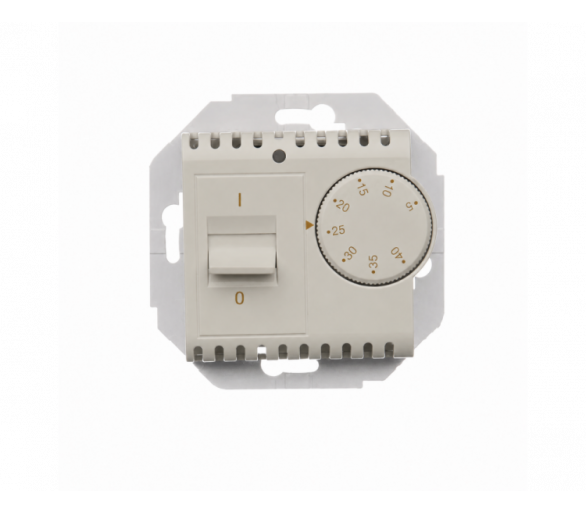 Regulator temperatury z czujnikiem wewnętrznym, IP20, kaszmirowy Simon 54 DRT10W.02/42