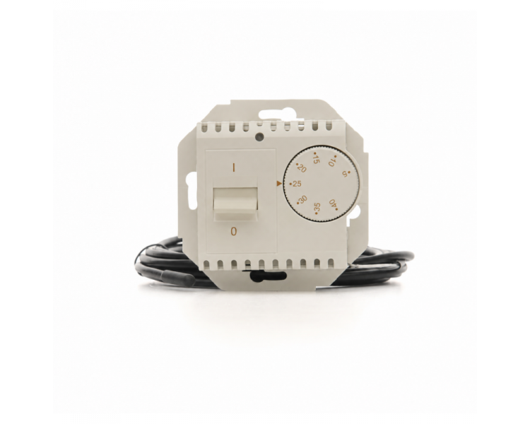Regulator temperatury z czujnikiem zewnętrznym, IP20, kaszmirowy Simon 54 DRT10Z.02/42