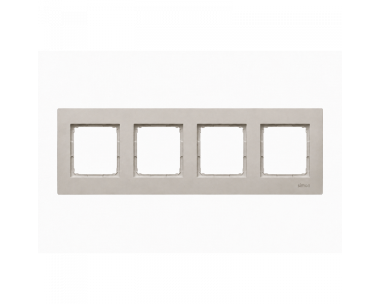 Ramka 4- krotna do puszek karton-gips, Simon 54 Premium, kaszmirowy Simon 54 Premium DRK4/42