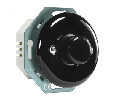 Ściemniacz oświetlenia LED Retro ceramic, max. 250W (150W LED) WIFI, TUYA, czarny