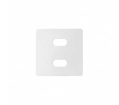 Pokrywa do gniazda 2 x USB (2.0) typ A, żeńskiego biały 8201090-030