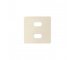Pokrywa do gniazda 2 x USB (2.0) typ A, żeńskiego kremowy 8201090-031