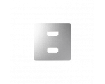 Pokrywa do gniazda USB + HDMI (V1.4), żeńskiego aluminium 8201095-093