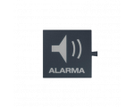 Filtr do klawisza świecącego tło grafit - piktogram Alarma 82962-37