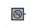 Filtr do klawisza świecącego tło białe - piktogram Zakaz palenia 82962-66
