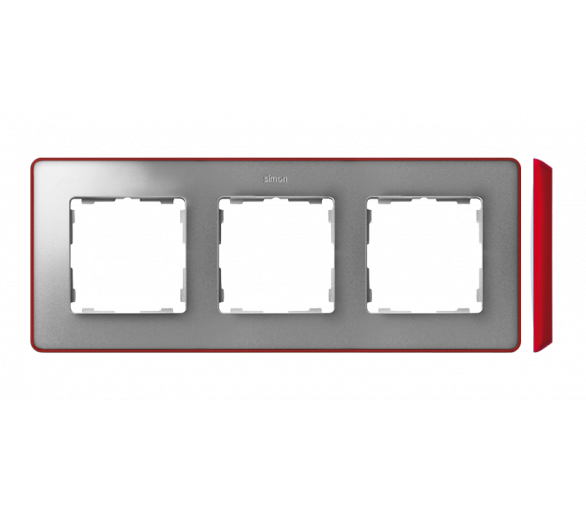 Ramka 3- krotna aluminium zimne czerwony 8201630-255