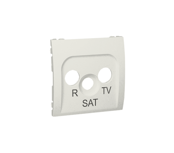 Pokrywa do gniazda antenowego R-TV-SAT ecru MASP/10