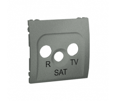 Pokrywa do gniazda antenowego R-TV-SAT grafitowy, metalizowany MASP/25
