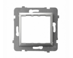 Adapter podtynkowy systemu OSPEL 45 do serii Aria srebro Aria AP45-1U/m/18