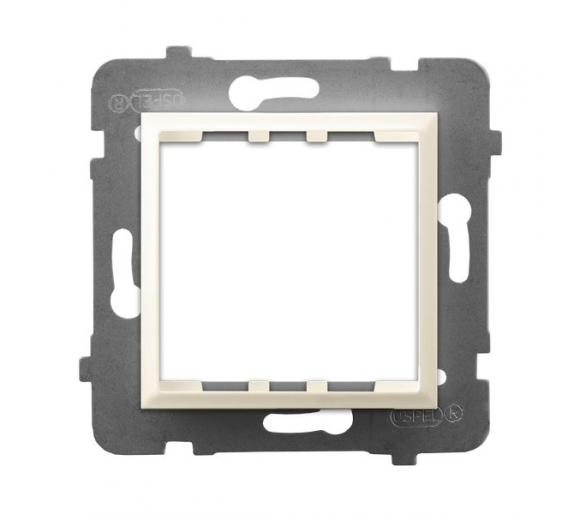 Adapter podtynkowy systemu OSPEL 45 do serii Aria ecru Aria AP45-1U/m/27