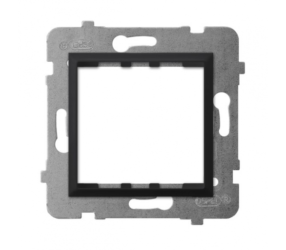 Adapter podtynkowy systemu OSPEL 45 do serii Aria czarny metalik Aria AP45-1U/m/33