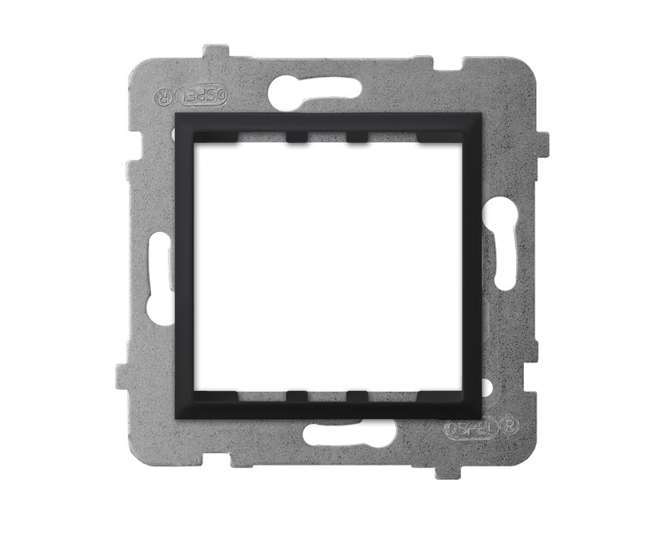 Adapter podtynkowy systemu OSPEL 45 do serii Aria czarny metalik Aria AP45-1U/m/33