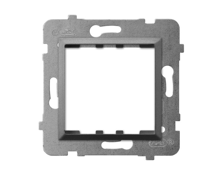 Adapter podtynkowy systemu OSPEL 45 do serii Aria szary mat Aria AP45-1U/m/70