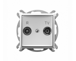 Gniazdo RTV zakończeniowe 10-dB biały Aria GPA-10UPZ/m/00