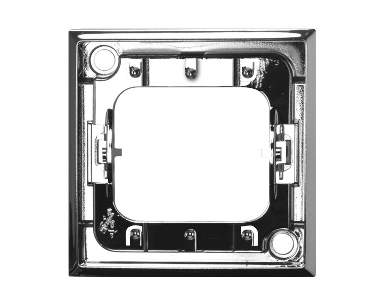 Ramka ozdobna mocująca łączników potrójnych srebro błysk Aria RO-13U/67