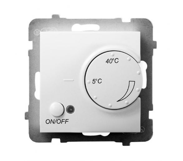 Regulator temperatury z czujnikiem podpodłogowym biały Aria RTP-1U/m/00