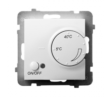 Regulator temperatury z czujnikiem napowietrznym biały Aria RTP-1UN/m/00