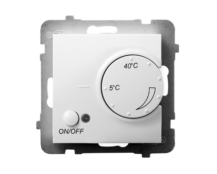 Regulator temperatury z czujnikiem napowietrznym biały Aria RTP-1UN/m/00