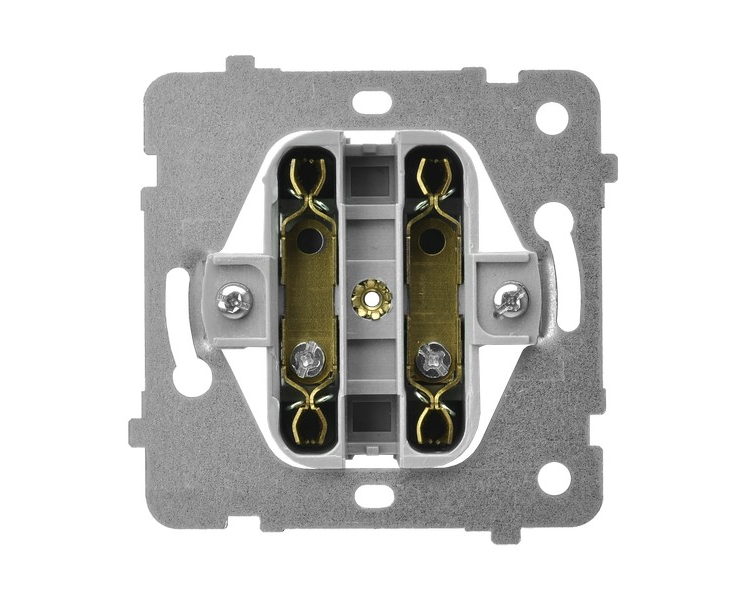 Mechanizm gniazda podwójnego do ramki biały Aria (elementy) M1GP-2UR/G