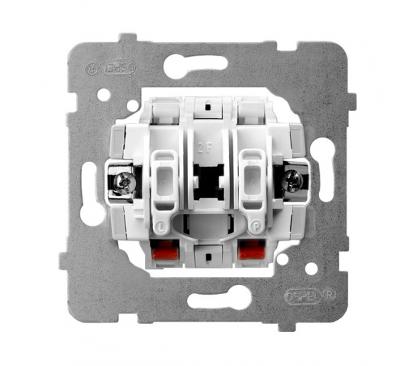 Mechanizm łącznika podwójnego zwiernego biały Aria (elementy) M1ŁP-17/B