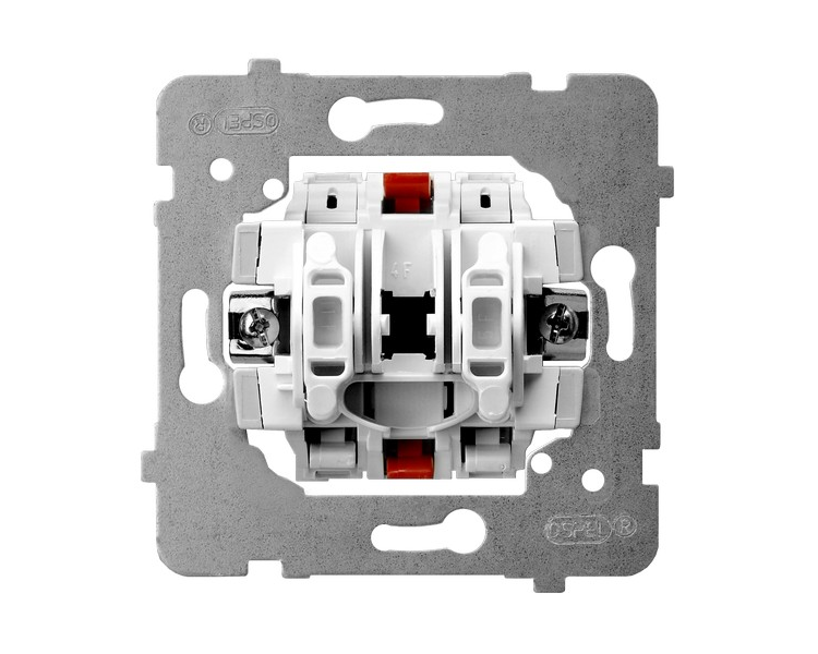 Mechanizm łącznika krzyżowego biały Aria (elementy) M1ŁP-4/B