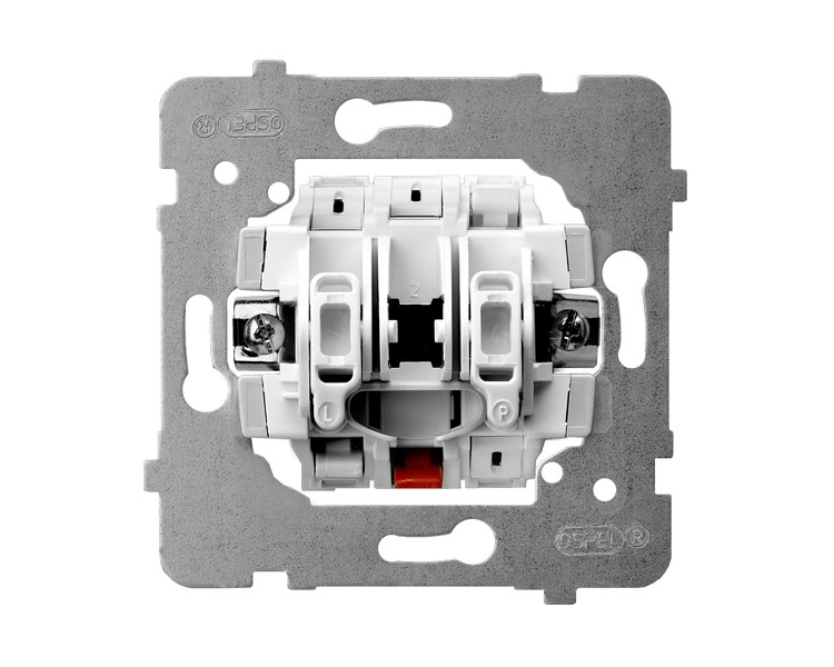 Mechanizm łącznika żaluzjowego biały Aria (elementy) M1ŁP-7/B