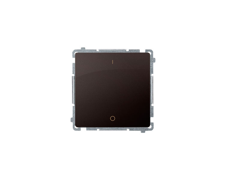 Łącznik dwubiegunowy (moduł) 16AX 250V, zaciski śrubowe, czekoladowy mat, metalizowany BMW2A.01/47