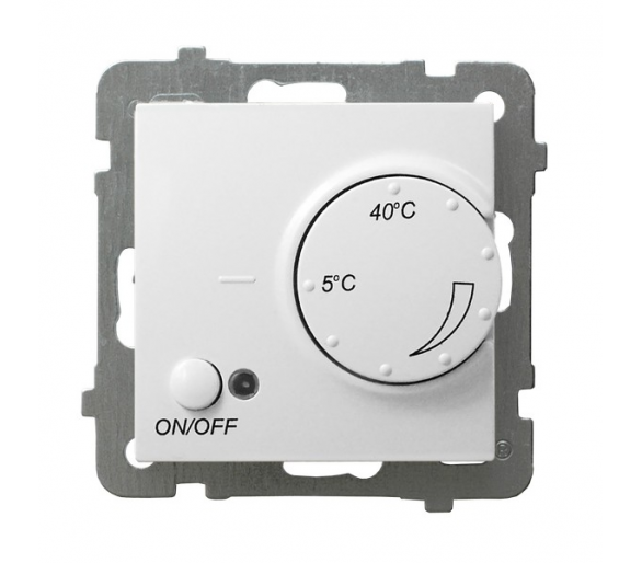 Regulator temperatury z czujnikiem podpodłogowym biały As RTP-1G/m/00