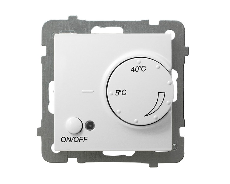 Regulator temperatury z czujnikiem napowietrznym biały As RTP-1GN/m/00